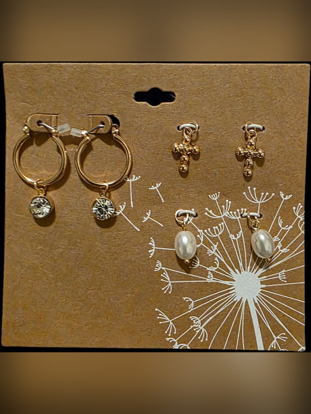 Hoop Earrings W/Interchangeable Charms
